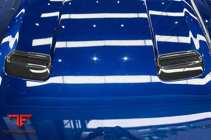FORD MUSTANG CARBON FIBER HOOD VENTS BSD
