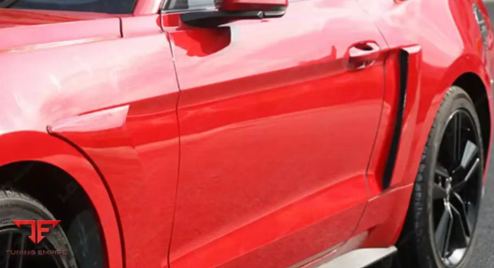 FORD MUSTANG CARBON FIBER SIDE FENDER VENTS TRIM 2015-2023Y