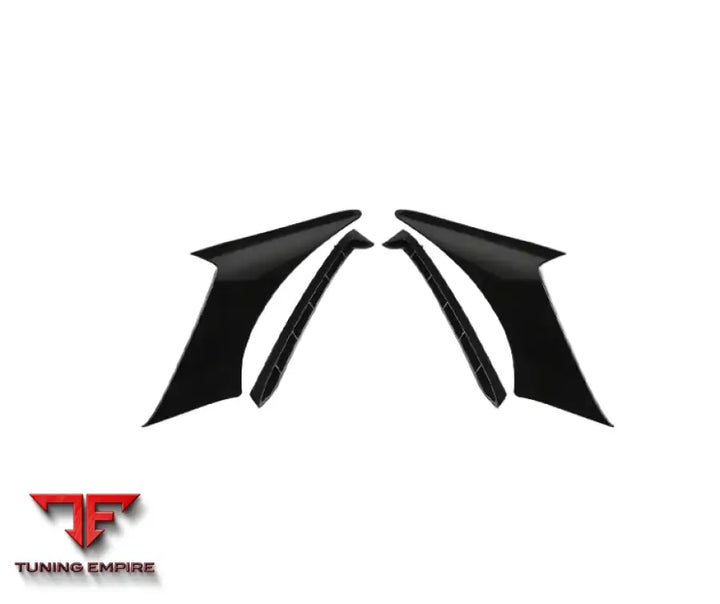 FORD MUSTANG CARBON FIBER SIDE FENDER VENTS TRIM 2015-2023Y