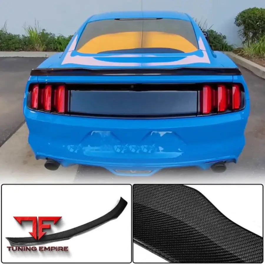 FORD MUSTANG COUPE CARBON FIBER REAR TRUNK SPOILER 2015-2020Y