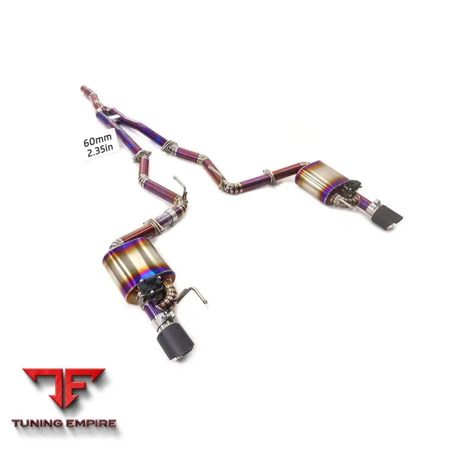 FORD MUSTANG ECOBOOST 2.3T TITANIUM CATBACK RAZOR EXHAUST WITH MUFFLER VALVE