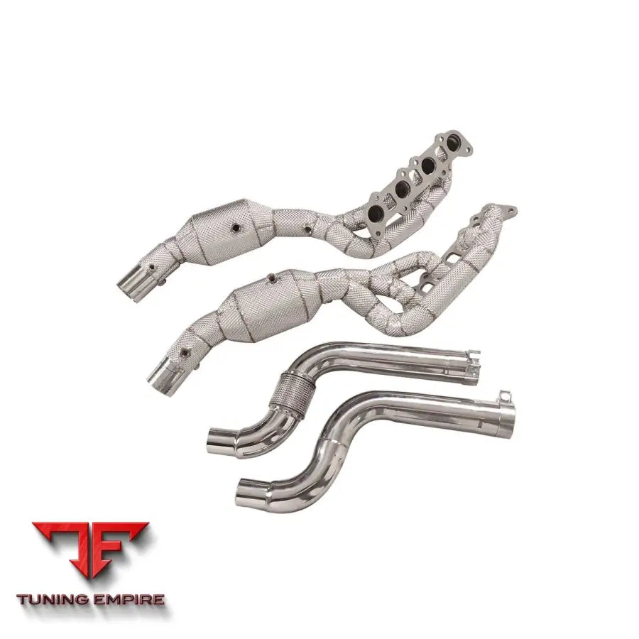 FORD MUSTANG GT 5.0 STAINLESS STEEL CATBACK RAZOR EXHAUST WITH HEAT SHIELD