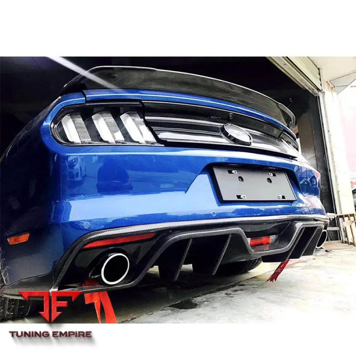 FORD MUSTANG GT COUPE 2-DOOR CARBON FIBER REAR DIFFUSER