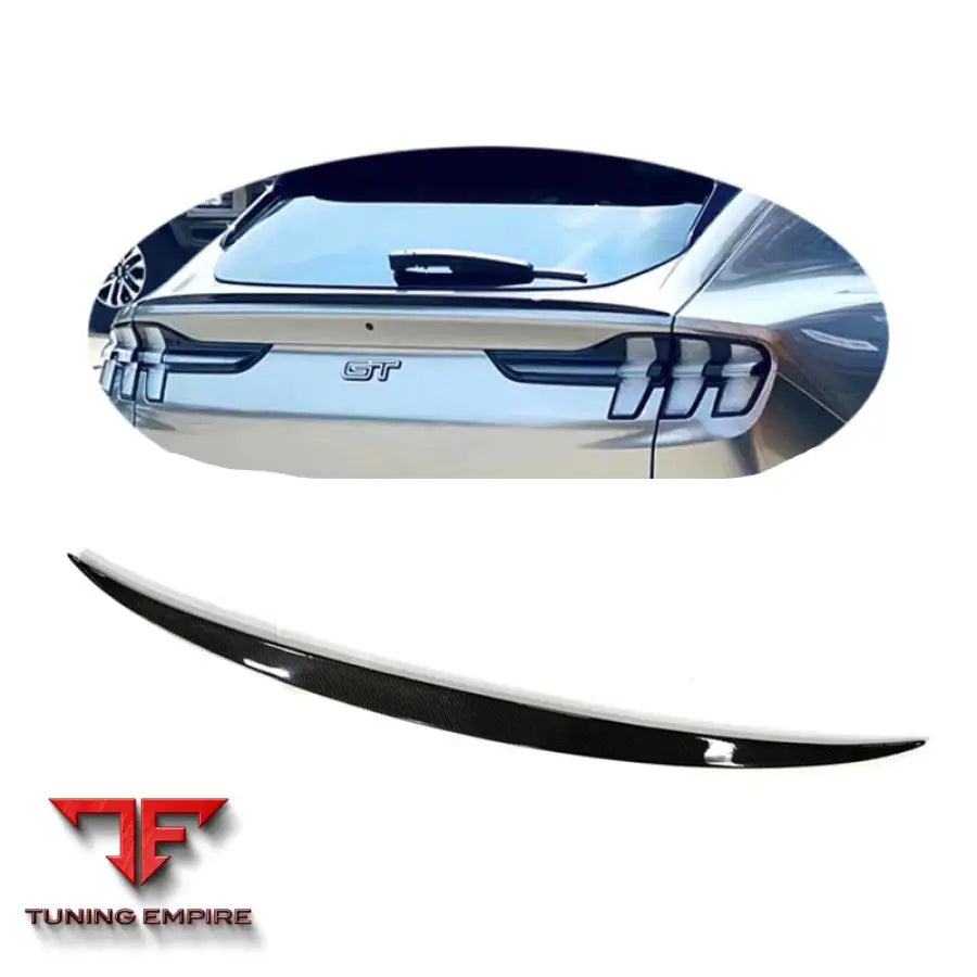 FORD MUSTANG GT MACH-E CARBON FIBER REAR MIDDLE SPOILER WING