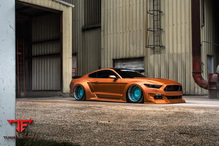 FORD MUSTANG GT WIDEBODY on custom forged wheels