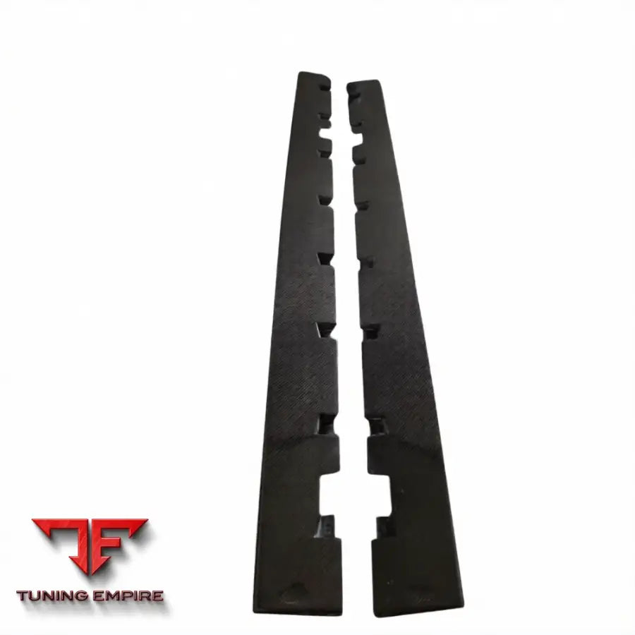 FORD MUSTANG GT350 CARBON FIBER GLOSS BLACK CARBON FIBER SIDE-SKIRTS