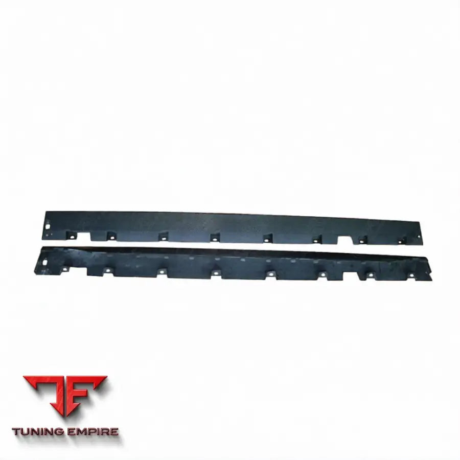 FORD MUSTANG GT350 CARBON FIBER GLOSS BLACK CARBON FIBER SIDE-SKIRTS