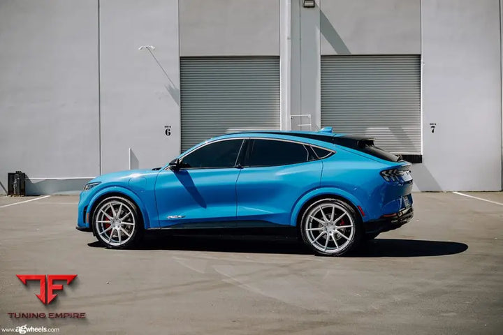 FORD MUSTANG MACH-E on custom forged wheels