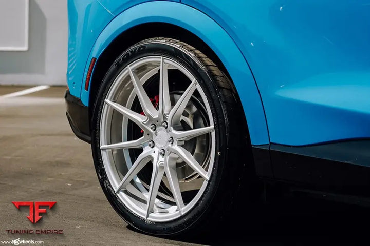 FORD MUSTANG MACH-E on custom forged wheels