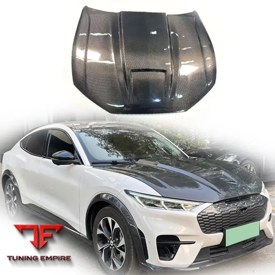 FORD MUSTANG MACH-E SPORTS CARBON FIBER FRONT BONNET HOOD