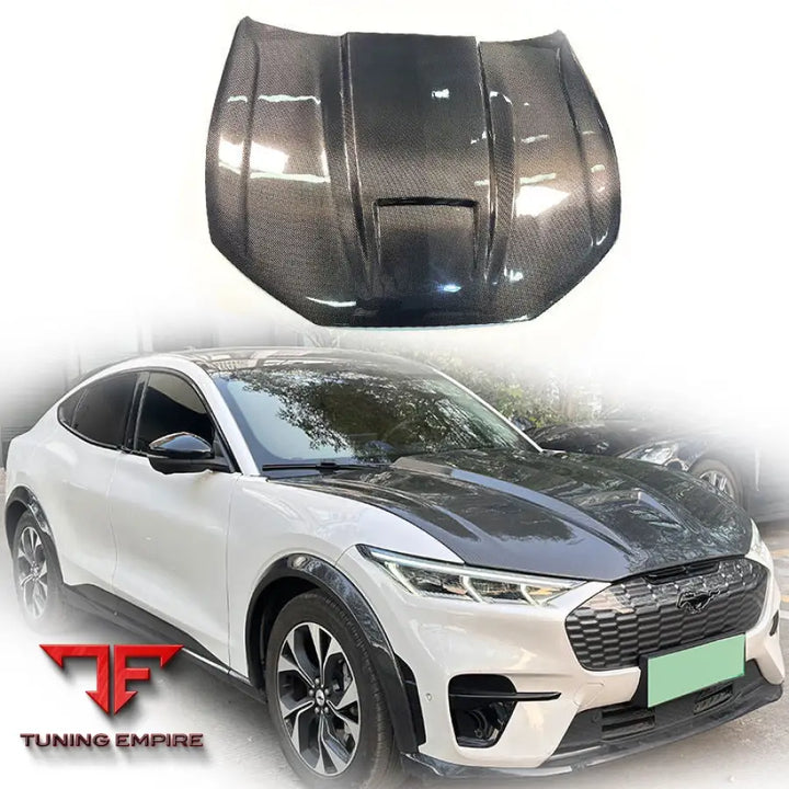 FORD MUSTANG MACH-E SPORTS CARBON FIBER FRONT BONNET HOOD