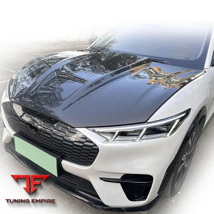 FORD MUSTANG MACH-E SPORTS CARBON FIBER FRONT BONNET HOOD