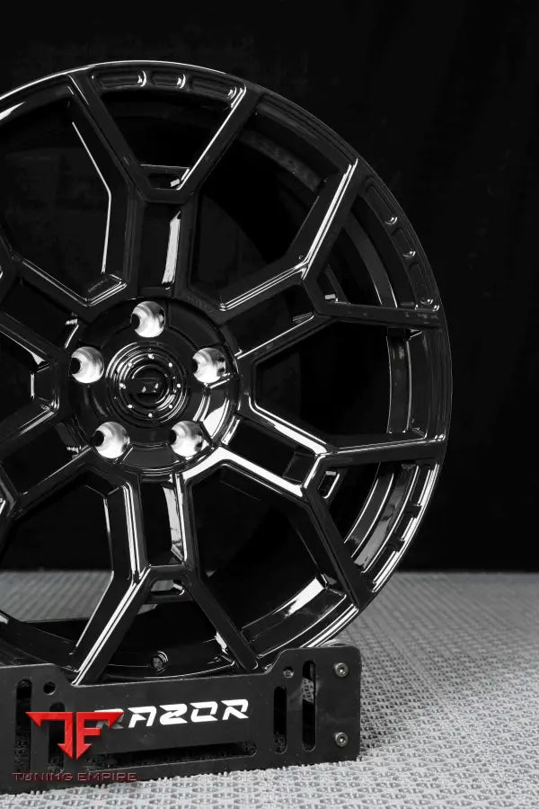 FORD MUSTANG RAZOR WHEELS - FORGED GLOSS BLACK