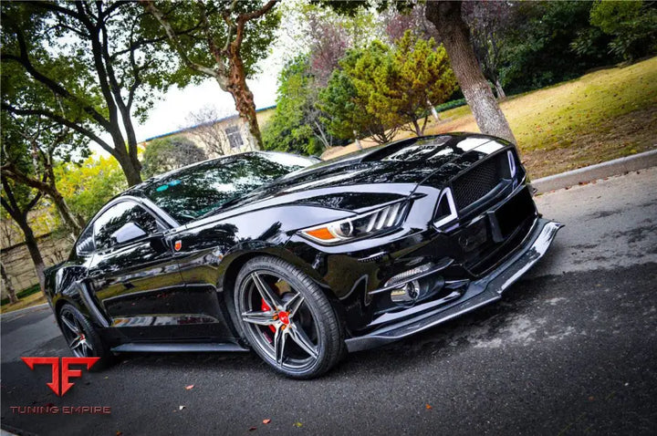 FORD MUSTANG RSH STYLE CARBON FIBER FRONT LIP BSD