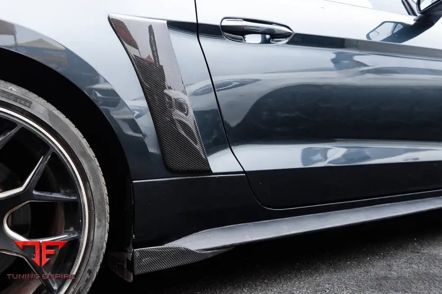 FORD MUSTANG RSH STYLE CARBON FIBER QUARTER PANEL SIDE SCOOPS BSD