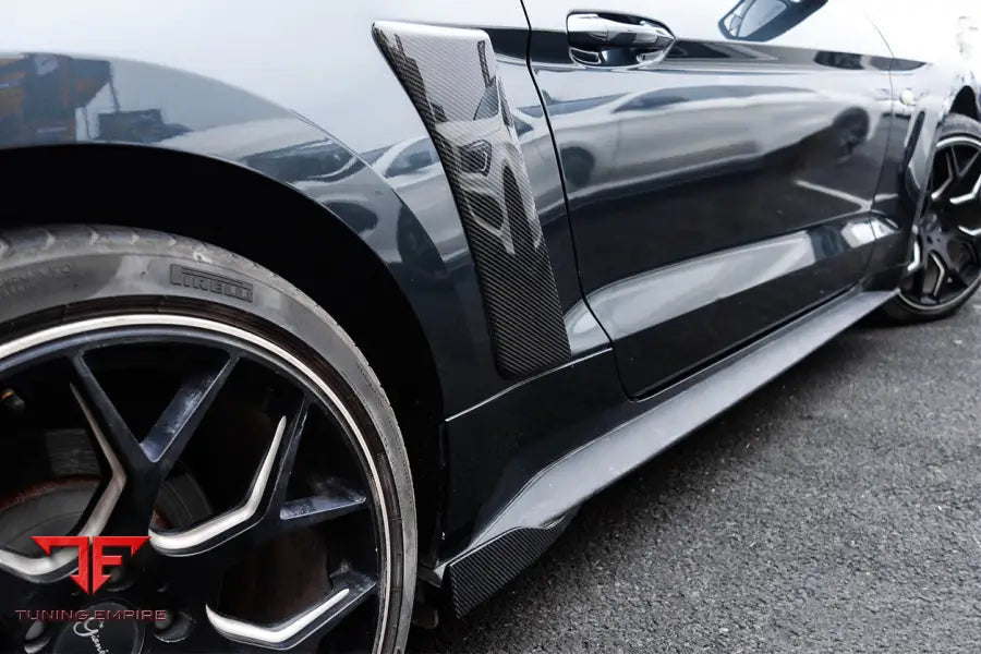 FORD MUSTANG RSH STYLE CARBON FIBER QUARTER PANEL SIDE SCOOPS BSD