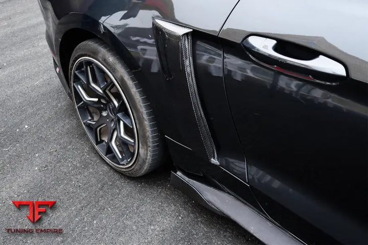 FORD MUSTANG RSH STYLE CARBON FIBER QUARTER PANEL SIDE SCOOPS BSD