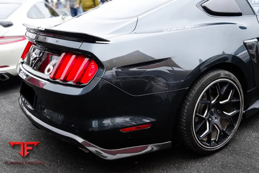 FORD MUSTANG RSH STYLE CARBON FIBER REAR DIFFUSER LIP BSD