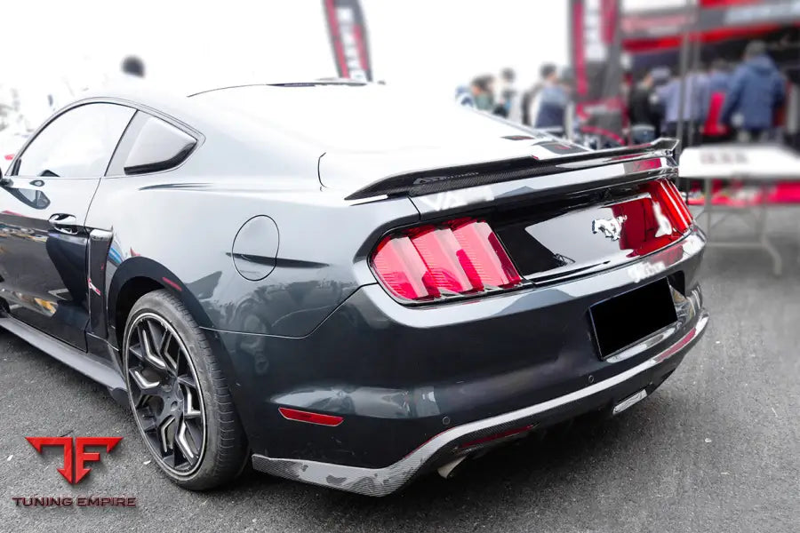 FORD MUSTANG RSH STYLE CARBON FIBER REAR DIFFUSER LIP BSD