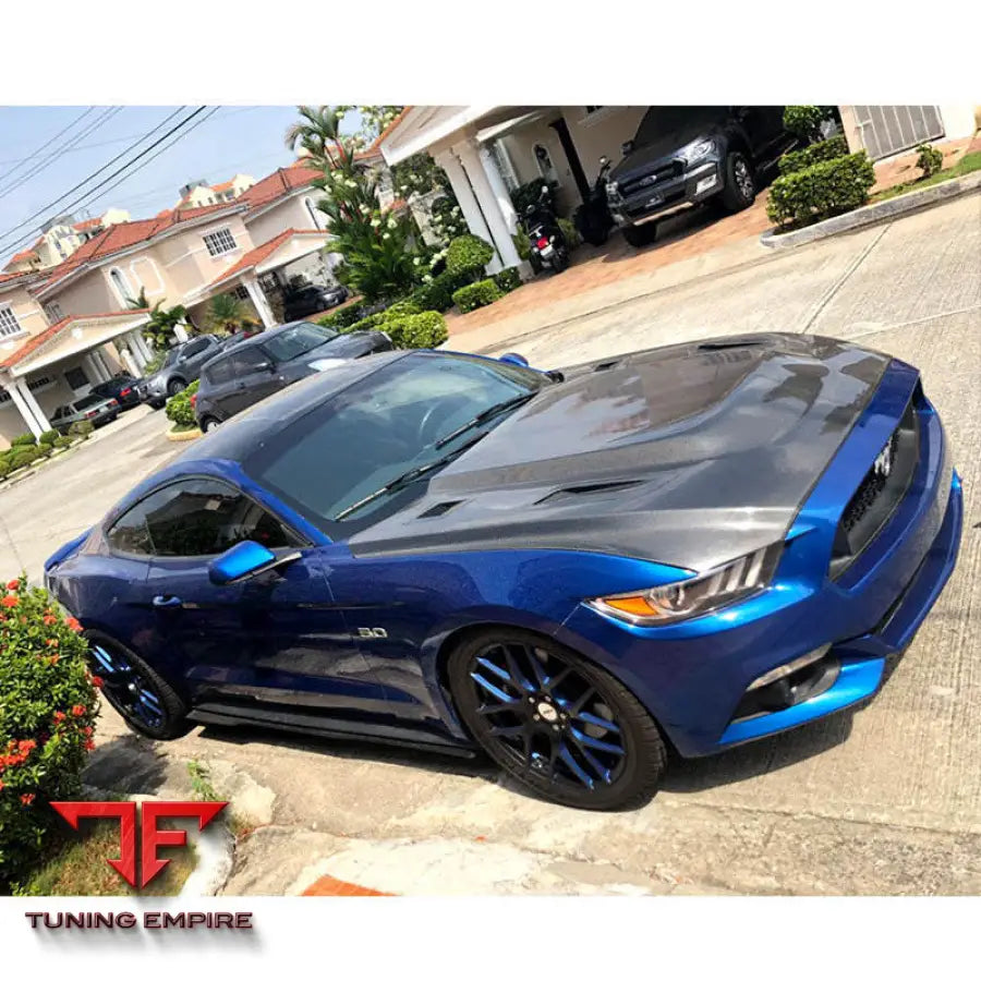 FORD MUSTANG SHELBY CARBON FIBER FRONT BONNET HOOD 2015-2017Y