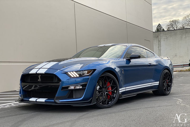 Ford Mustang Shelby GT500 on custom forged wheels