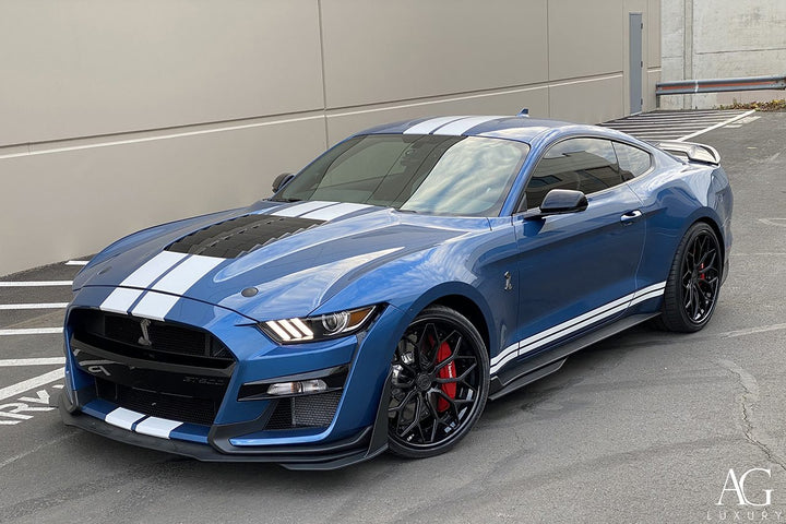 Ford Mustang Shelby GT500 on custom forged wheels