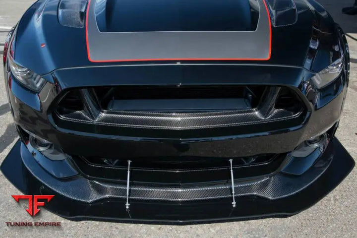 FORD MUSTANG TRU STYLE CARBON FIBER FRONT BUMPER UP-GRILLE BSD