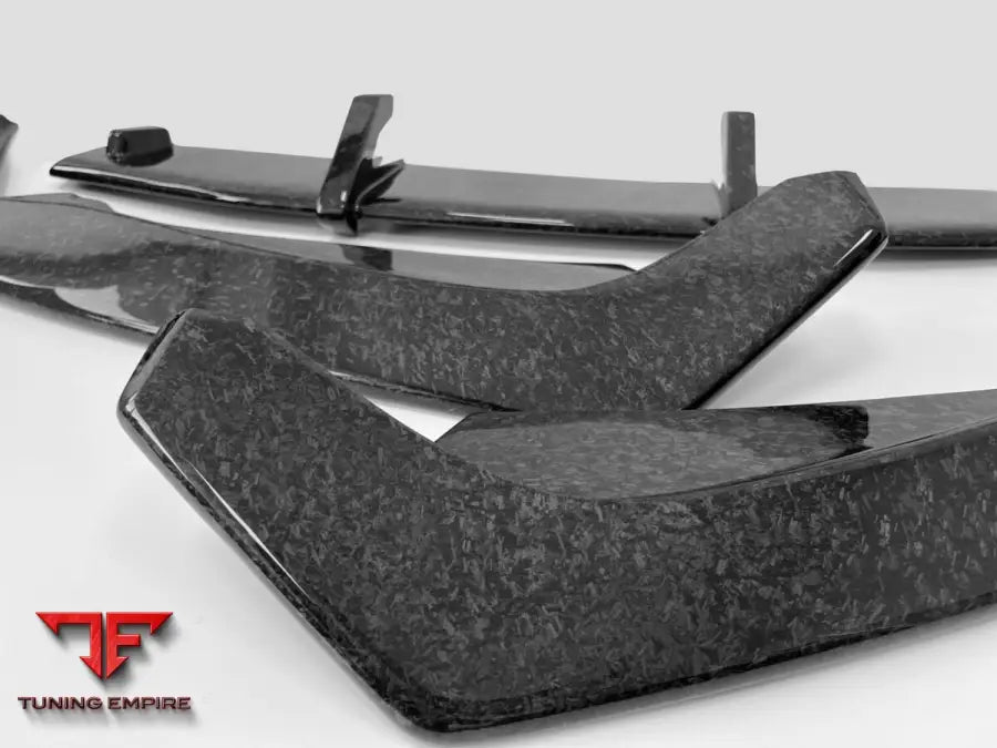 FORGED CARBON SPLITTER FOR AUDI RS6 C8 FRONT BUMPER - Price on request - Body Kit