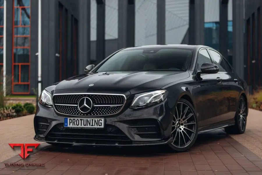 FORGED CARBON SPLITTER FOR MERCEDES W213 / S213 AMG - Price on request - Body Kit