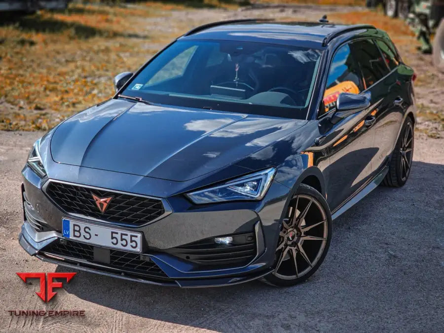 FRONT CARBON SPLITTER FOR CUPRA LEON KL - BUMPER LIP SPOILER CHIN - Price on request - Body Kit