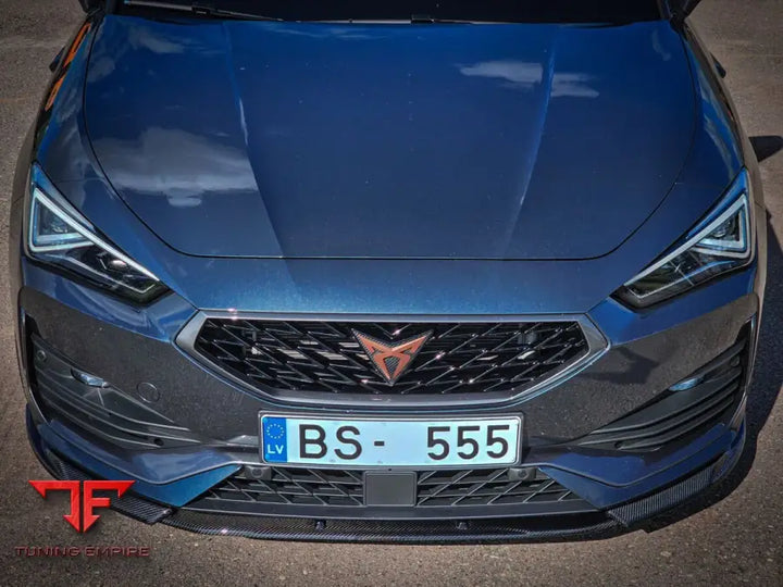 FRONT CARBON SPLITTER FOR CUPRA LEON KL - BUMPER LIP SPOILER CHIN - Price on request - Body Kit
