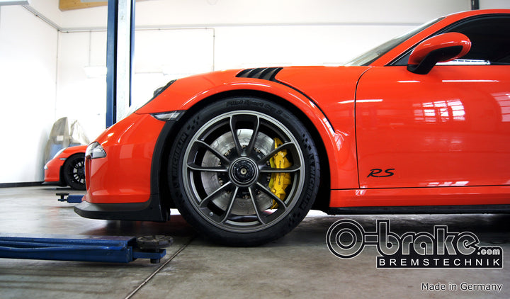 O-BRAKE PORSCHE 991 GT3 RS MK1 HTCIC BRAKE KIT WET - FRONT + REAR (FACTORY CERAMIC DISCS)