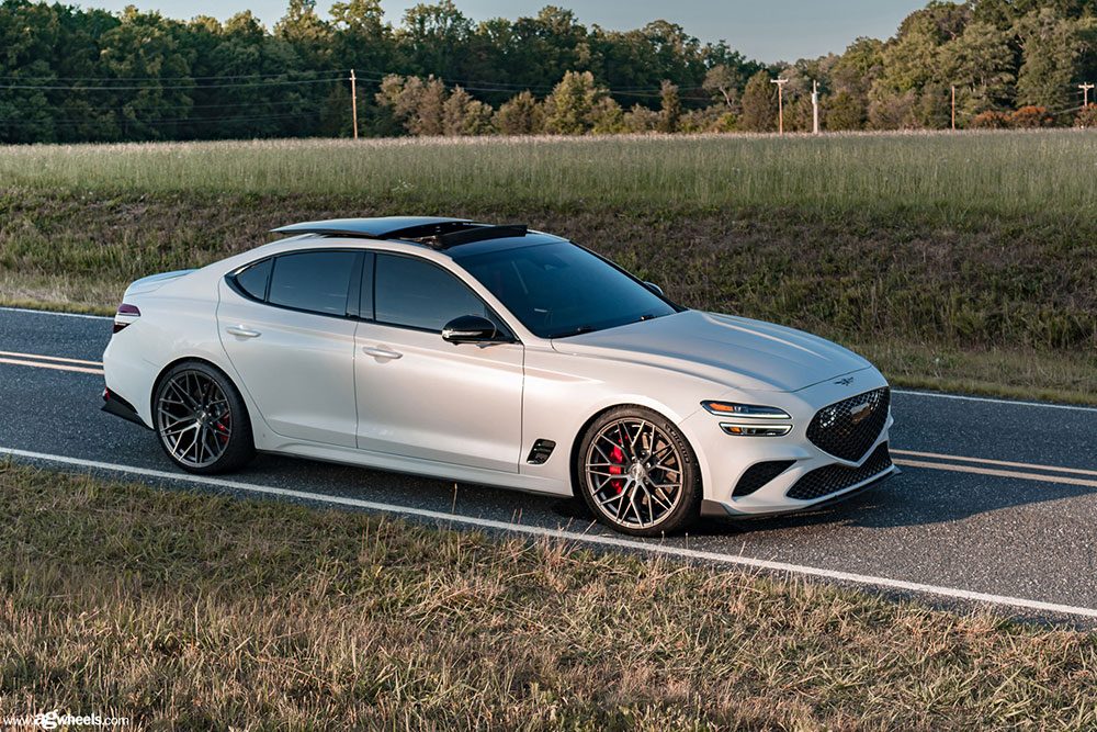 GENESIS G70 on custom forged wheels