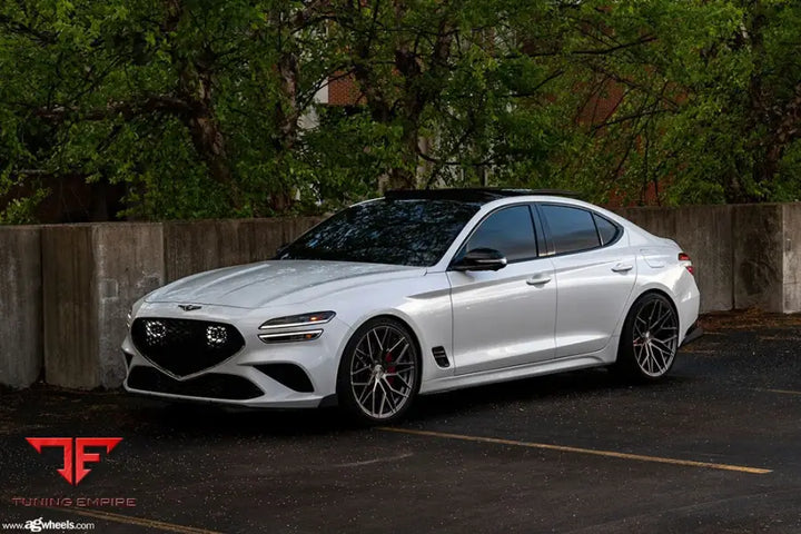 GENESIS G70 on custom forged wheels