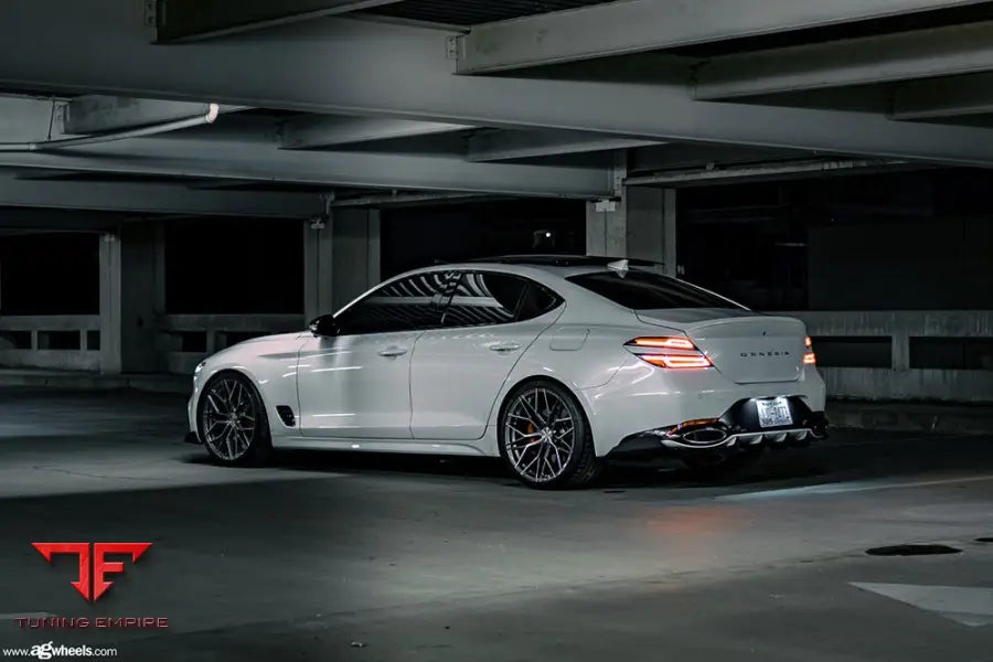GENESIS G70 on custom forged wheels