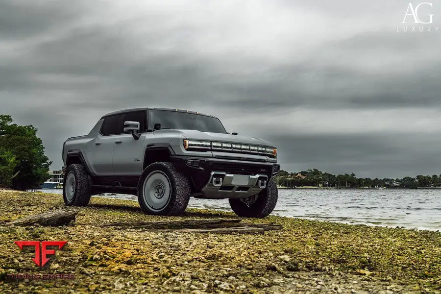 GMC Hummer EV on custom forged wheels