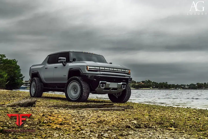 GMC Hummer EV on custom forged wheels