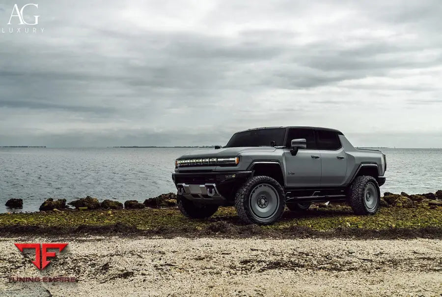 GMC Hummer EV on custom forged wheels