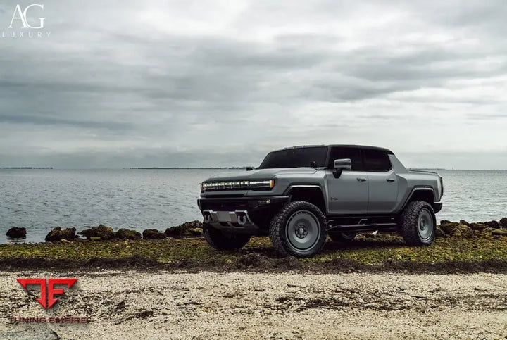 GMC Hummer EV on custom forged wheels