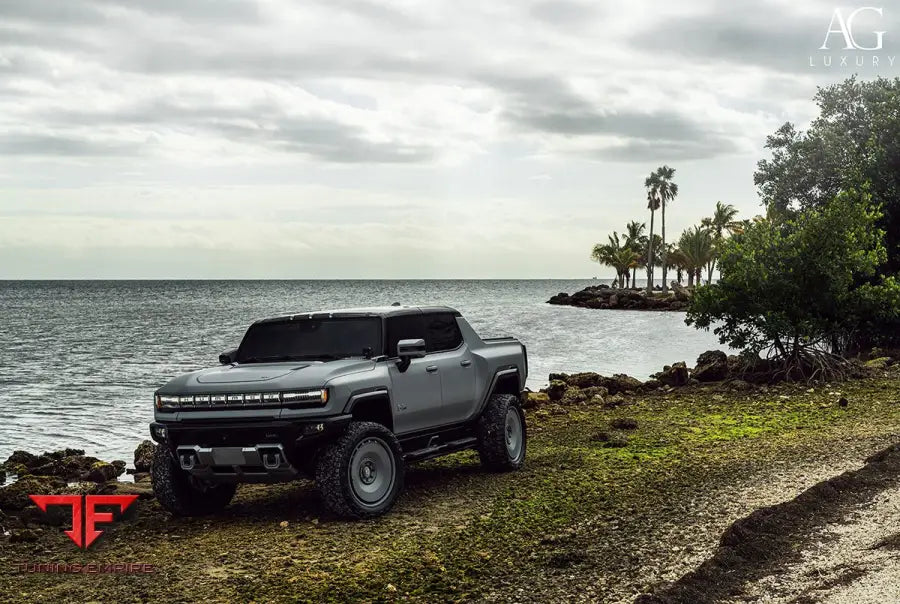 GMC Hummer EV on custom forged wheels