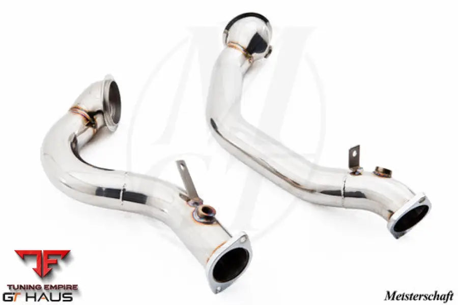 GTHAUS Downpipes for BMW E90/91/92/93 3 Series [Inline 6 Turbo Models] 2006-2012 - Down Pipes OBD2 - 400 CEL Sport Cats (N55-335i