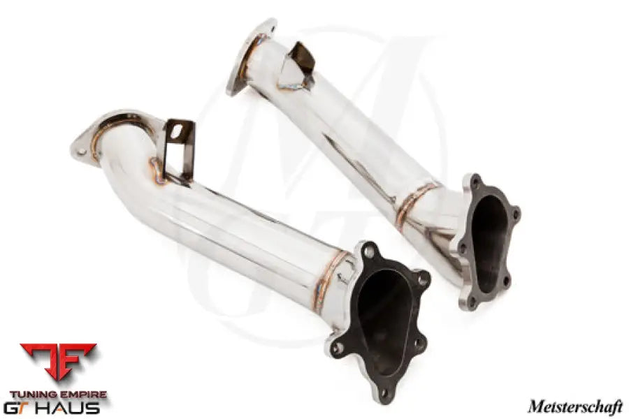 GTHAUS Downpipes for Nissan (R35) Skyline GT-R GTR - Down Pipes OBD2 - 400CEL Sport Cats (76mm piping