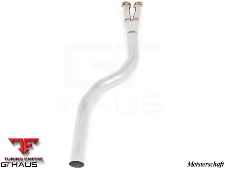 GTHAUS Mid Pipe for BMW F10 5 Series 2011-2016 - Resonator Delete) Bolt-On Pipe (LXR) 4Tip application (required