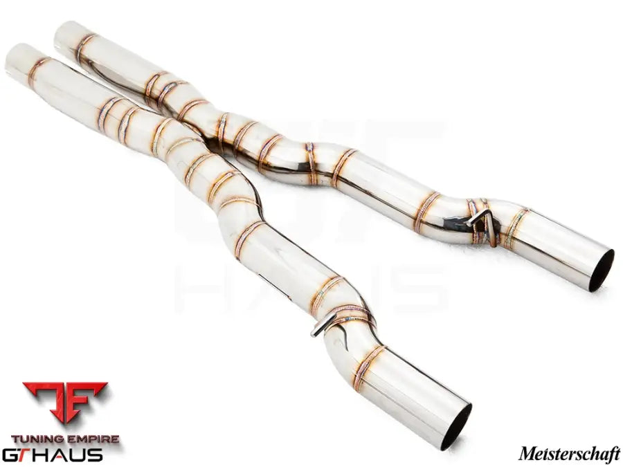 GTHAUS Mid Pipe for BMW F10 5 Series 2011-2016 - Mid Resonator Delete X Pipe (550i model only