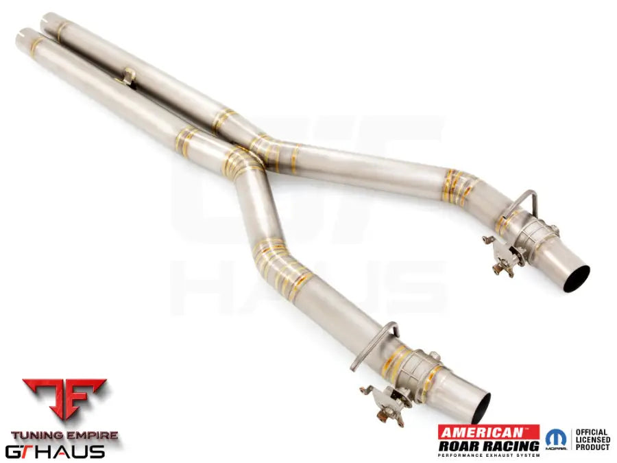 GTHAUS Mid Pipe for Dodge Challenger (Coupe) DEMON / Redeye / Jail Break 2017+ Section 2 - X-Pipe with Factory Control