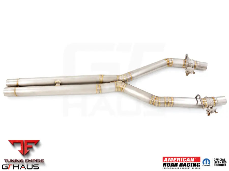GTHAUS Mid Pipe for Dodge Challenger (Coupe) DEMON / Redeye / Jail Break 2017+ Section 2 - X-Pipe with Factory Control