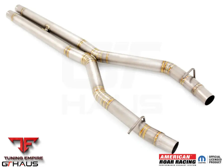 GTHAUS Mid Pipe for Dodge Challenger (Coupe) DEMON / Redeye / Jail Break 2017+ Section 2 - X-Pipe without Factory Control
