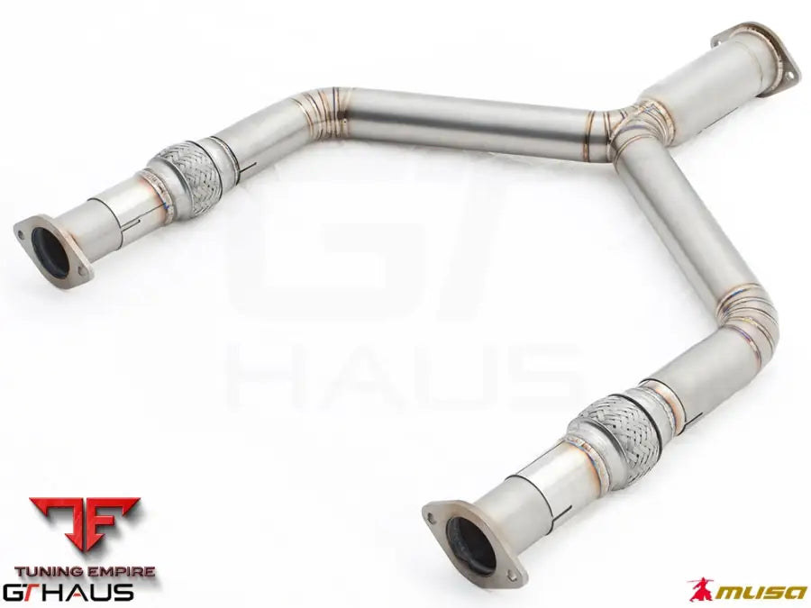 GTHAUS Mid Pipe for Infiniti Q50 Sedan 3.7 Litre V6 VVEL 2014+ Front Y-Pipe Collector Section