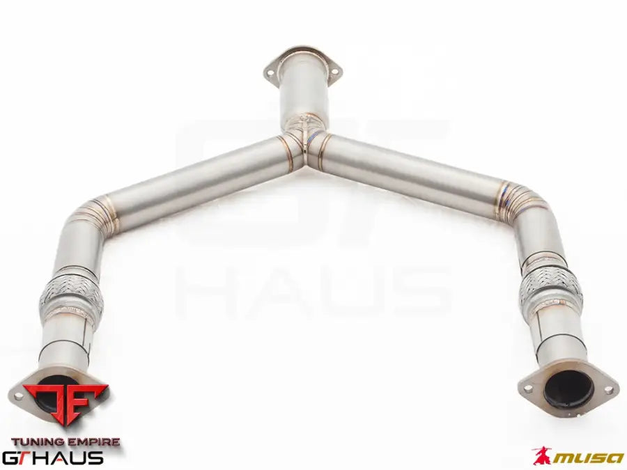 GTHAUS Mid Pipe for Infiniti Q60 Coupe 2017+ Front Y-Pipe Collector Section
