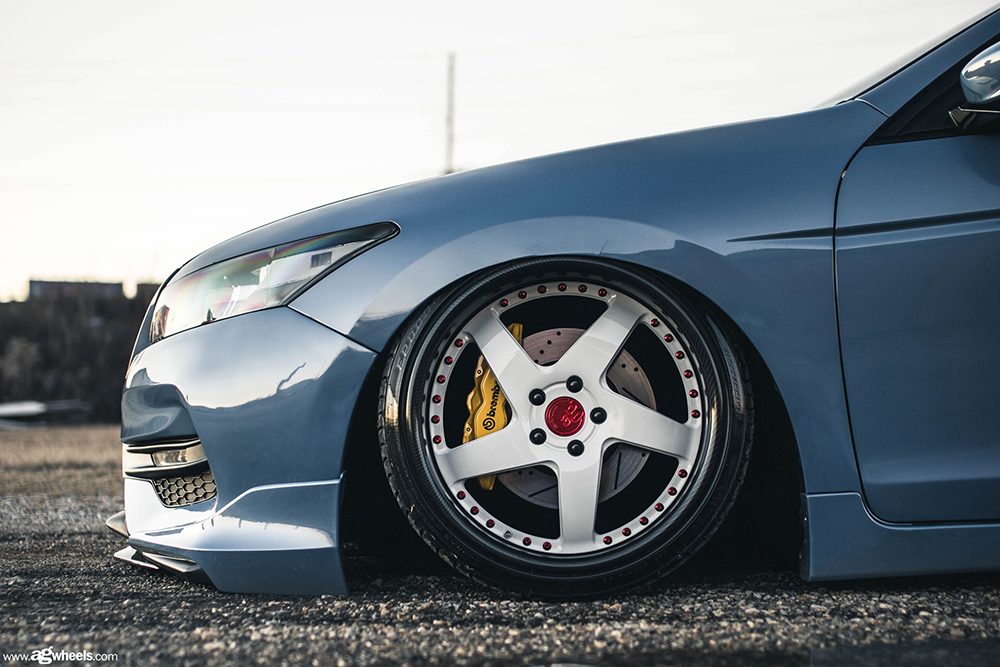 HONDA ACCORD COUPE on custom forged wheels